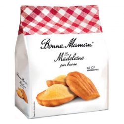 Madeleines au beurre frais Bonne Maman 175g - 10 paquets