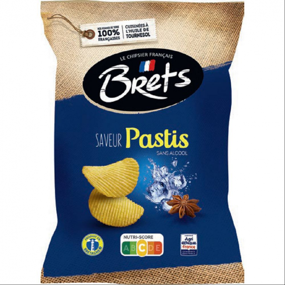 Chips Brets Pastis 125g 10 paquets