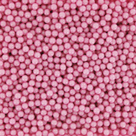 Perles au sucre ROSE brillant - sachet de 250g
