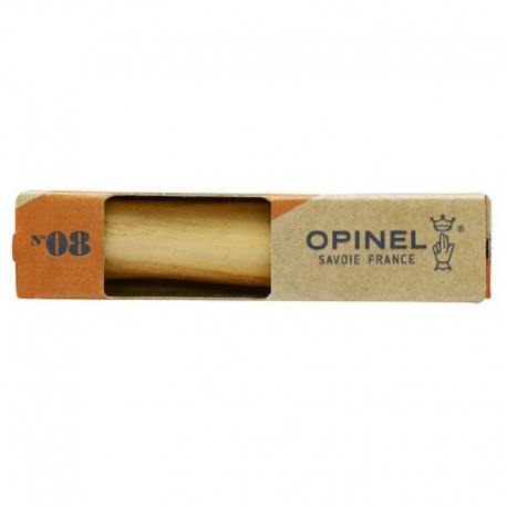 Couteau Opinel n°08 inox/olivier - pièce