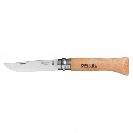 Couteaux Opinel lame acier inox - tableau de 12 assortis