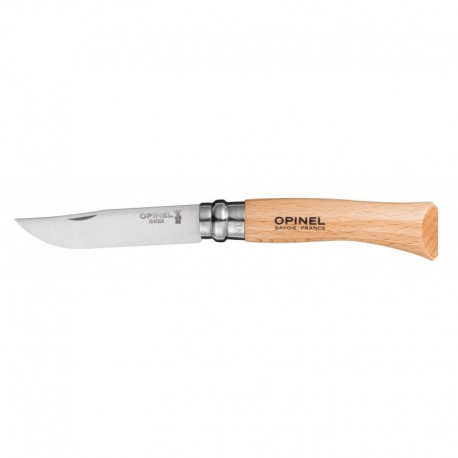 Couteaux Opinel lame acier inox - tableau de 12 assortis