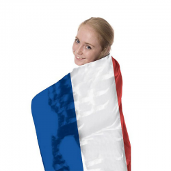 Drapeau cape Supporter France - pièce