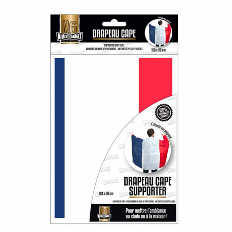 Drapeau cape Supporter France - pièce