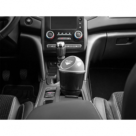 Poubelle de voiture porte-gobelets