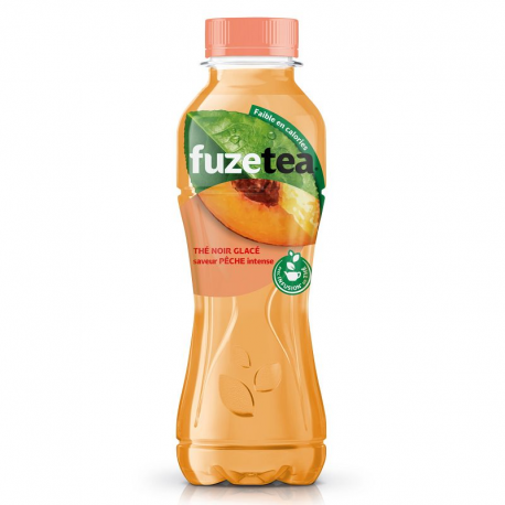Fuze Tea pêche intense Pet 40cl - pack de 12