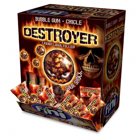 Bubble gum Destroyer - boîte de 200