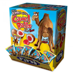 Bubble gum Camel balls (Boules de chameau) Fini - boîte de 200