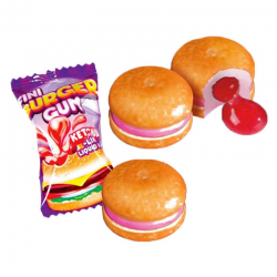 Bubble gum Burger - boîte de 200