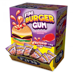 Bubble gum Burger - boîte de 200