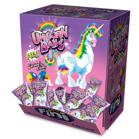 Boules de Licorne (Unicorn balls) fizz - boîte de 200