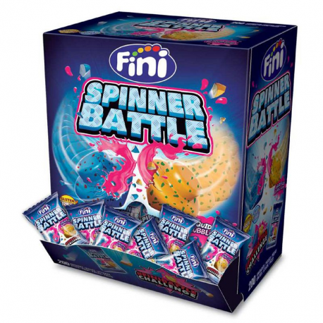 Bubble gum Spinner battle - boîte de 200