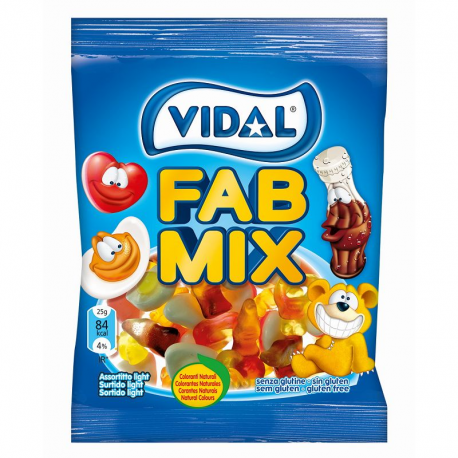 Fab Mix 90g Vidal - carton de 14 sachets