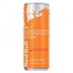 Red Bull abricot fraise (Apricot edition) 25cl - par 24 boîtes