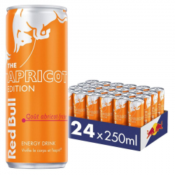 Red Bull abricot fraise (Apricot edition) 25cl - par 24 boîtes