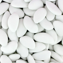 Dragées amande Avola Etna (42% amande) BLANC MAT - 1kg