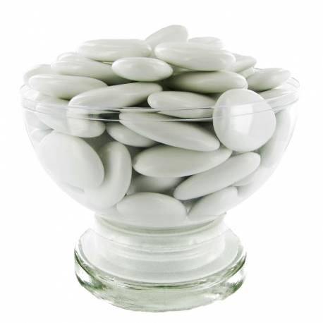 Dragées Avola Dauphine (45% amande) BLANC brillant - 500g