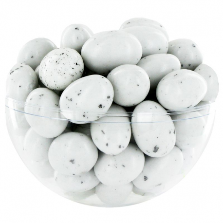 Dragées Pralissimo BLANC - Amande grillée, Chocolat noir et Praliné - 1kg