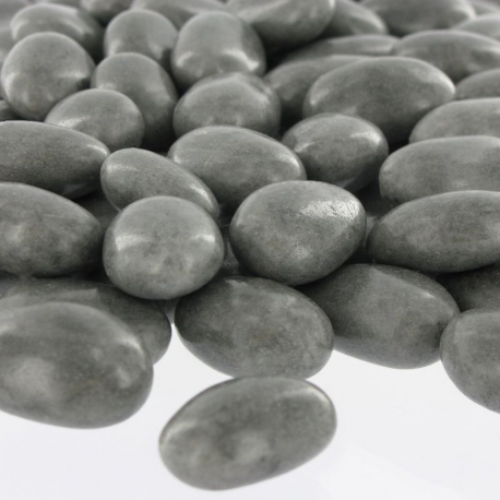 Dragées Pralissimo GRIS - Amande grillée, Chocolat noir et Praliné - 1kg