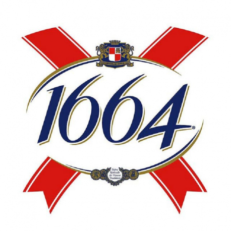 1664 blonde verre - 4 packs de 6x25cl