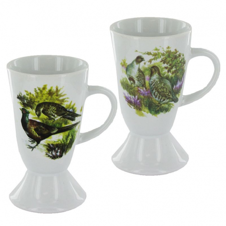 Mazagrans Gibier - lot de 4 modèles assortis