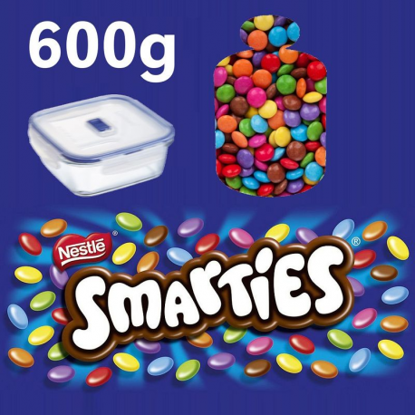 Smarties - boîte de 600g (tupper)
