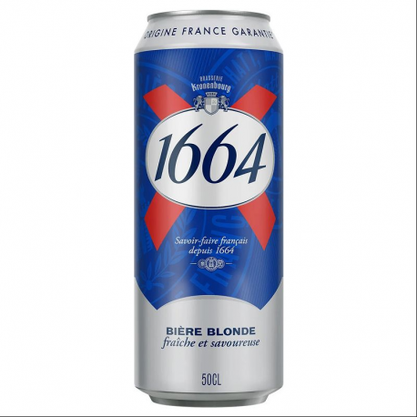 Lot 1664 blonde 4x6 boîte 50cl - 5 packs +1 offert