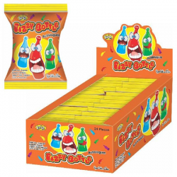 ~Fizzy bottle bubble gum - boite de 24