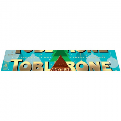 Toblerone au chocolat au lait et amandes salées caramélisées - barre de 360g