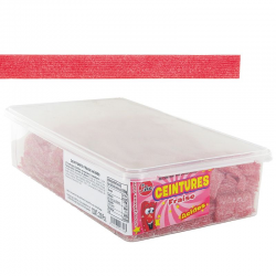 Ceintures acides Fraise - boîte de 200