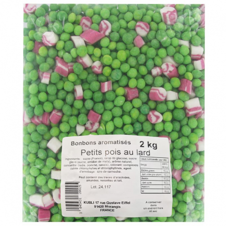 Petits pois au lard - 2kg