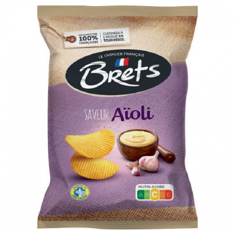 Chips Brets Aïoli 125g - 10 paquets