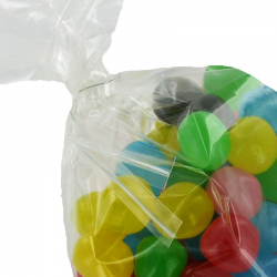 Attache-sachets 9cm incolore - 2000 liens