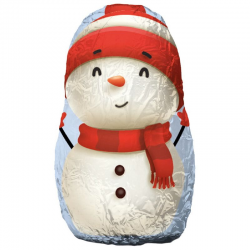 Figurines Bonhommes de neige chocolat au lait - carton de 5kg