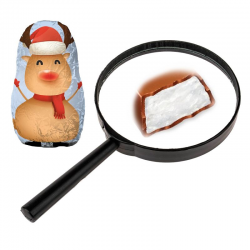 Figurines Rennes chocolat au lait - carton de 5kg