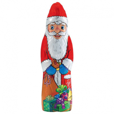 Pères Noël chocolat au lait s/alu 150g Friedel - le lot de 28