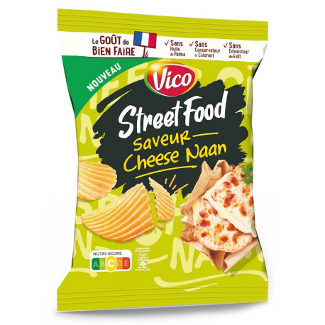 Chips Street Food Cheese Nan 120g - 10 paquets