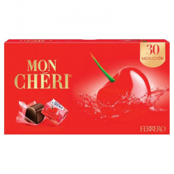 Mon Chéri cerises liqueurs par 30 - boîte de 315g