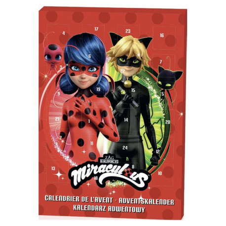 Calendrier de l'Avent Miraculous 65g - 24 pièces