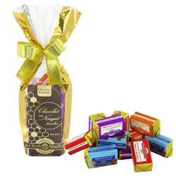 Nougats de Montélimar assortis au chocolat - sachet de 150g