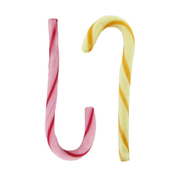 Candy canes multicolores - tubo de 72