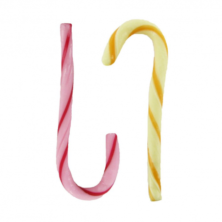 Candy canes multicolores - tubo de 72