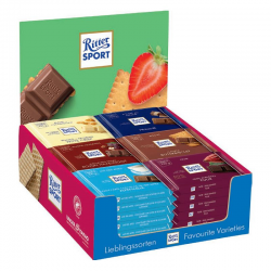 Ritter Sport Colourful tablettes 100g - présentoir de 36