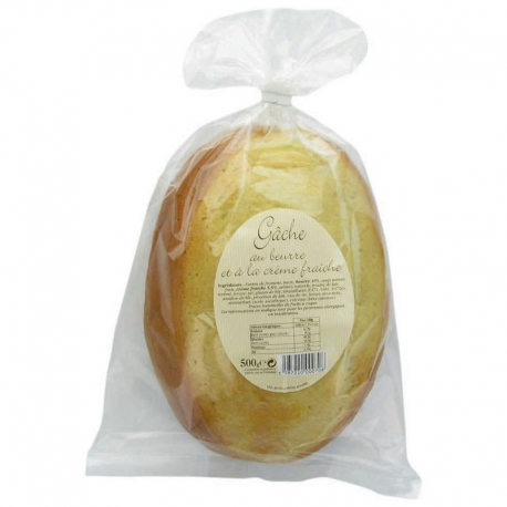 Gâche pur beurre 500g - carton de 5