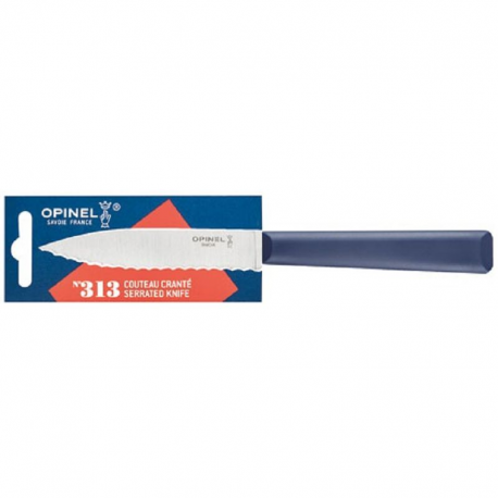 Couteau Opinel cranté N° 313 Essentiels + BLEU