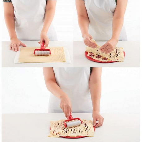 kit pour 19 petits fours Lékué ROUGE