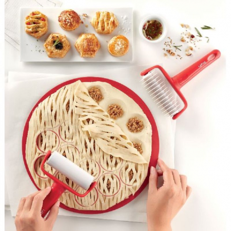 kit pour 19 petits fours Lékué ROUGE