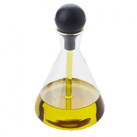 Huilier avec pipette 220ml Point Virgule en VERRE