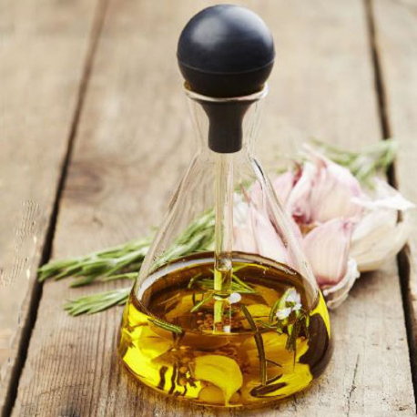 Huilier avec pipette 220ml Point Virgule en VERRE