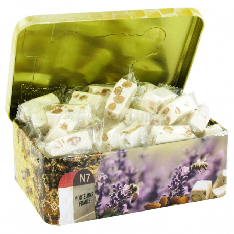 Nougats tendres de Montélimar - boîte rétro de 400g